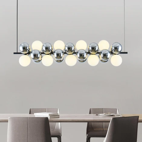 Подвесной светильник Alfa Light F1824-06 (220V, на тросе, шарики)