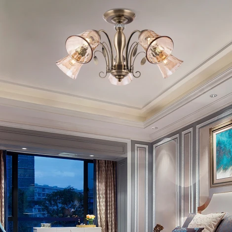 Потолочная люстра на штанге Arte Milano AM346700 346700/5 AB (220V)