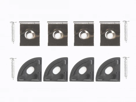 Профиль для светодиодной ленты угловой 2м LEDS POWER 008226