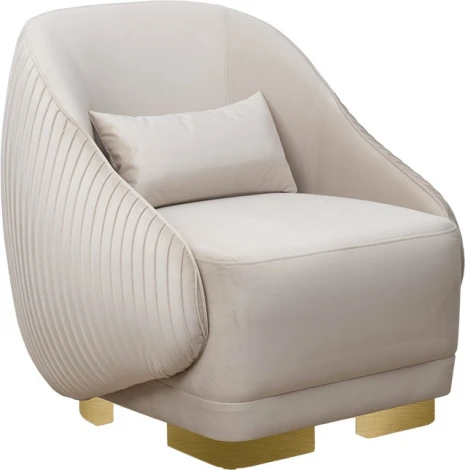 Кресло Palazzo бежевое Ром07+Ром07 81*81*79см Garda Decor арт.PALAZZO-K-ROM07