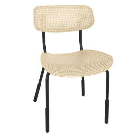 Стул Sheffilton SHT-S85PB-1 бежевый/бежевый/черный муар 9324763806