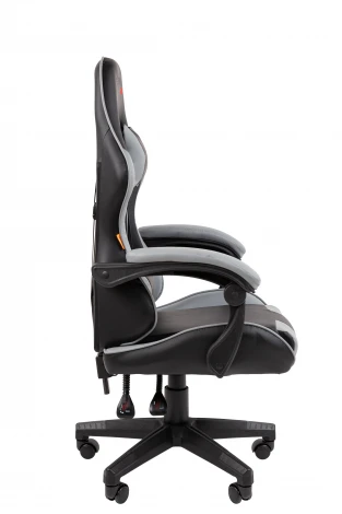 Офисное кресло Chairman CH29 экокожа, черно-серый