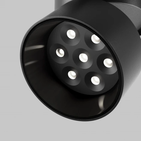 Трековый светильник трехфазный 15W 220V Maytoni Alfa TR199-3-15W4K-M-B (LED, круглые)