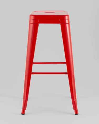Стул барный TOLIX красный глянцевый KD Stool Group УТ000042109