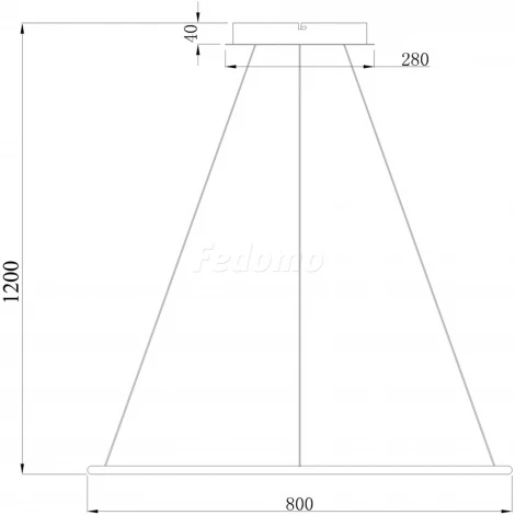 Donolux S111024 S111024/1R 48W White In