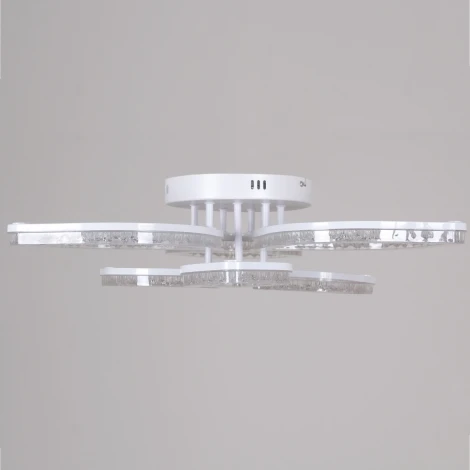 Потолочная люстра светодиодная на штанге с регулировкой цветовой температуры, яркости и ночным режимом Reluce 69290-0.3-3+3 WH