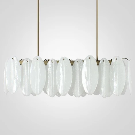 Потолочная люстра на штанге Angel Style Italian Murano Glass Rectangle L100 ImperiumLoft 40,252 (178414-22) (LED, 220V)