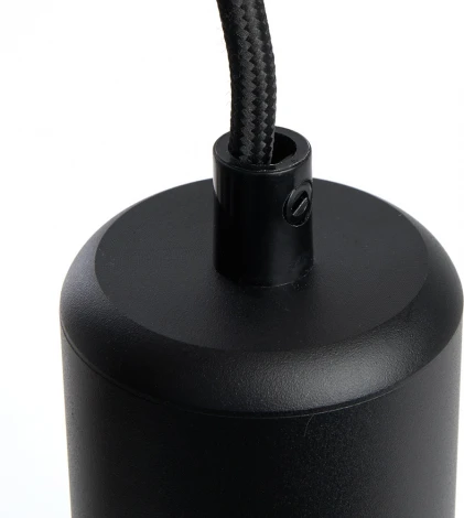 Подвесной светильник Feron ML1841 Barrel ECHO levitation MR16 48394 35W, GU10, чёрный, с антибликовой сеточкой (220V, на проводе, круглые)