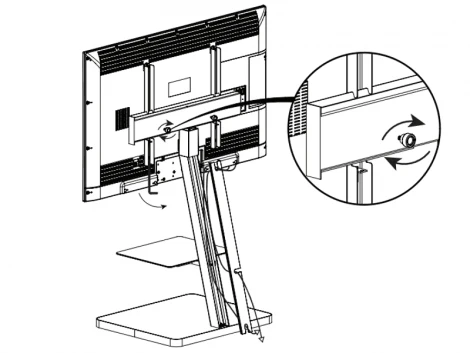 Стойка под телевизор Sonorous PL 2710 BLK-HBLK