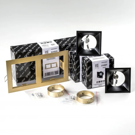 Встраиваемый светильник под LED модуль/ламп МR16 Lightstar Domino D5230707GMOD