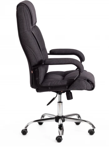 Кресло BERGAMO хром (22) Tetchair (Темно-серый).