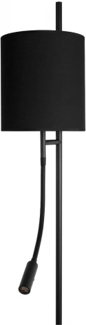 Торшер для чтения Loft It Ritz 10253F/B Black (220V, выключатель, круглые)