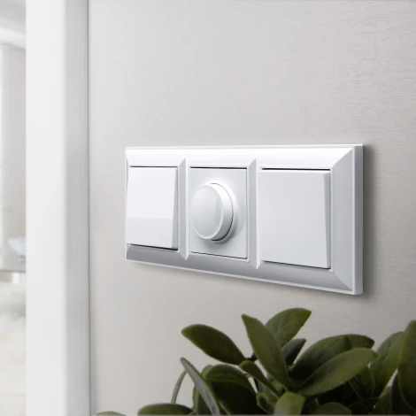 Перекрестный выключатель одноклавишный (белый) Werkel W1113001 (a051117)