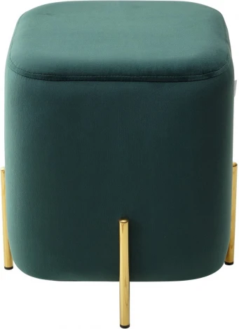 Пуф для гостиной ARES BLUVEL-78 GREEN / GOLD М-City