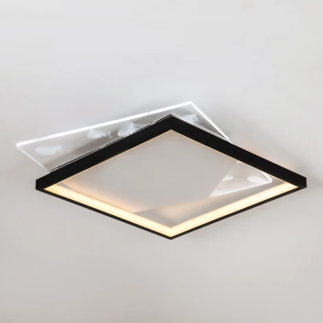 Потолочный светильник светодиодный с пультом с регулировкой цветовой температуры и яркости LED4U LED4U L1042-500 BK