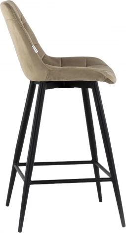 Стул барный Флекс с поворотным механизмом велюр капучино Stool Group арт.УТ000040034