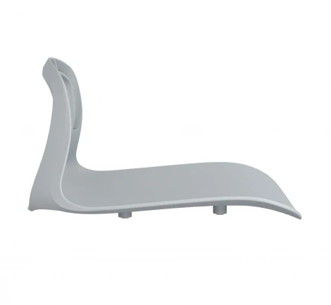 Стул полубарный Sheffilton SHT-ST59/S196-1 серый/хром лак 7723189103