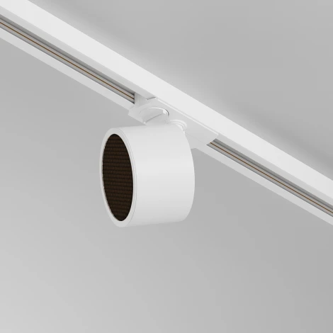 Трековый светильник однофазный, 12W 220V Maytoni Glare TR225-1-GX53-W (круглые)