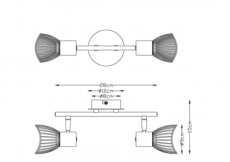 Спот на штанге Globo Fassa 54815-2 (220V)