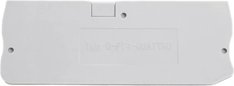 Торцевая заглушка для ЗНИ (серый) Stekker 49273