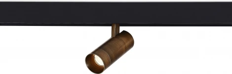 Трековый светильник магнитный 48V 10W Donolux Alpha DL20295WW10BBr (LED, круглые)