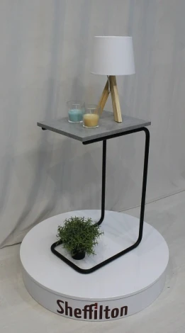 Стол придиванный SHT-CT9 Hesby ЛДСП/Бетон чикаго арт.She_7118870402