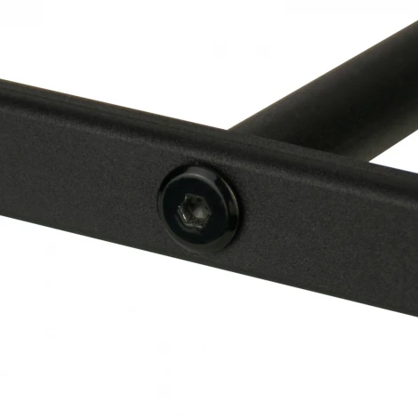 Стол журнальный МеталлАрт М025 белый мрамор/черный Mebelik 009498