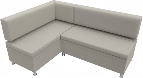 Диван кухонный угловой Стайл левый угол (Бежевый/Рогожка) Лига Диванов арт.122524L