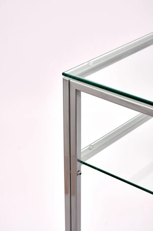 Консольный стол AllConsoles 1041-CS clear серебряный