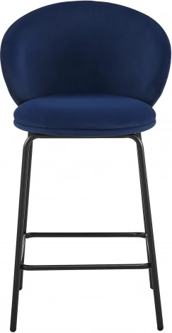 Стул барный Haven Enigma Hesby Ткань/Синий арт.HSBI_BC23135_darkblue