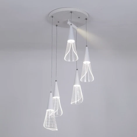 Подвесной светильник светодиодный с регулировкой цветовой температуры LED4U LED4U L7106-6 WТ