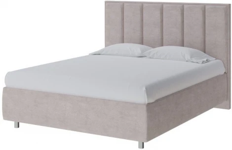 PROxSON Кровать Routa без основания (Ткань: Велюр Лофти Бежевый) 160x200