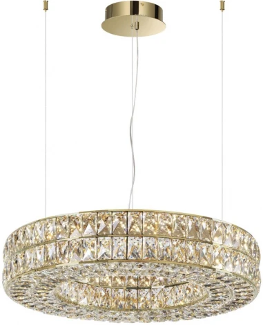 Подвесная люстра Odeon Light Panta 4926/52L золото/металл/хрусталь LED 52W 4000K 2971Лм