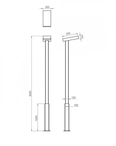 Наземный светильник Русские фонари Dartmoor 630-41/b-100