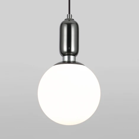 Подвесной светильник Eurosvet Bubble 50197/1 черный жемчуг (220V, на проводе, шар)