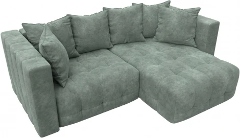 Диван угловой Лига-052 НПБ угол универсальный Лига Диванов (Велюр) арт.128810