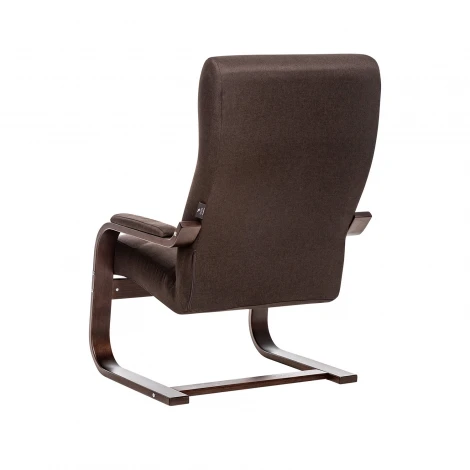 Кресло Leset Оскар (Фанера,Березовый шпон,Металл,Рогожка/Орех) арт.2500000057540