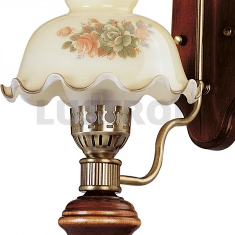 Бра N-Light 833 833-01-01 красное дерево+бронза