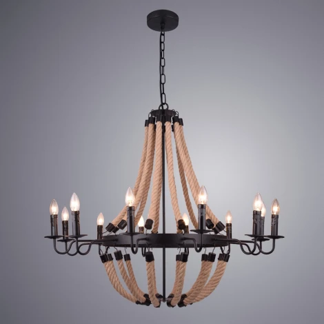 Подвесная люстра Arte Lamp Marsiglia A8956LM-12BK