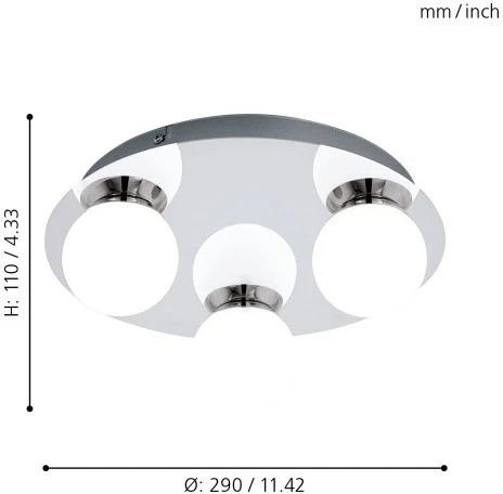Потолочный светильник Eglo Mosiano 94629