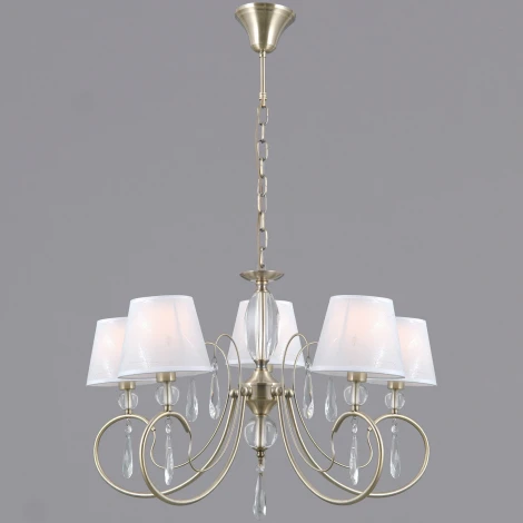 Подвесная люстра ILLUMICO IL0193-5PSQ-24 AB CASTOR (220V, на цепи)