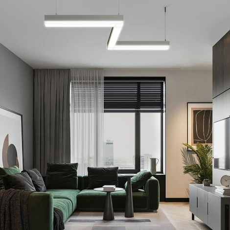 Настенно-потолочный светодиодный линейный светильник Feron AL4020 48212 IP20 12W 4000К (220V)