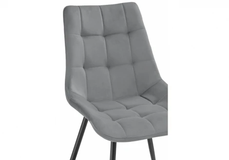Стул на металлокаркасе sidra gray / black