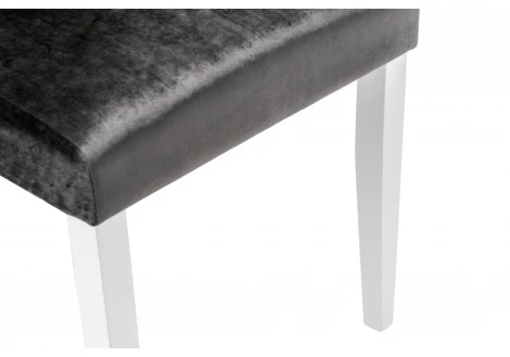 Обеденный стул Woodville Amelia white / fabric grey 11141