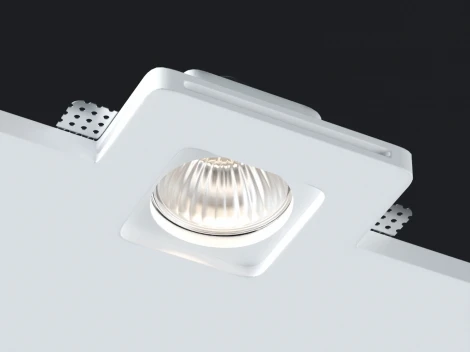 Встраиваемый светильник под гипсокартон гипсовый Donolux Elementare DL271SQ1W (220V)