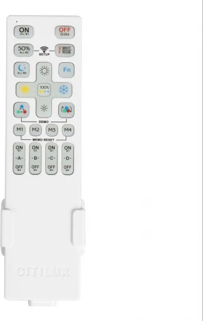 Подвесной светильник светодиодный с пультом Citilux Юпитер CL730B090S (регулировка яркости, 220V, на тросе, кольцо)