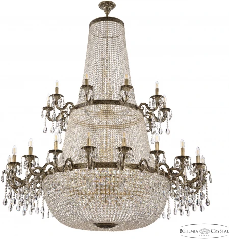 Потолочная люстра Bohemia AL2111 AL2111H201/20+10/160OL/2D AGB