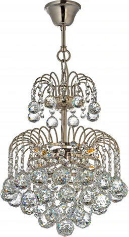 Подвесная люстра Arti Lampadari Bellagio E 1.5.30.100 N (220V, хрусталь, на цепи)