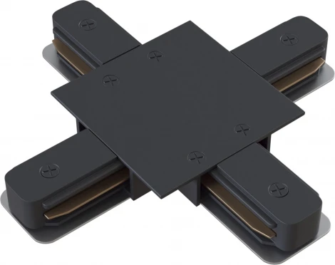 Коннектор Х-образный Unity встраиваемый черный (однофазный) Maytoni Technical TRA002CX-11B