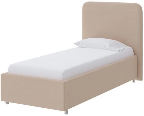 PROxSON Кровать Олаф (Ткань: Велюр Forest 730 Миндальный) 80x190